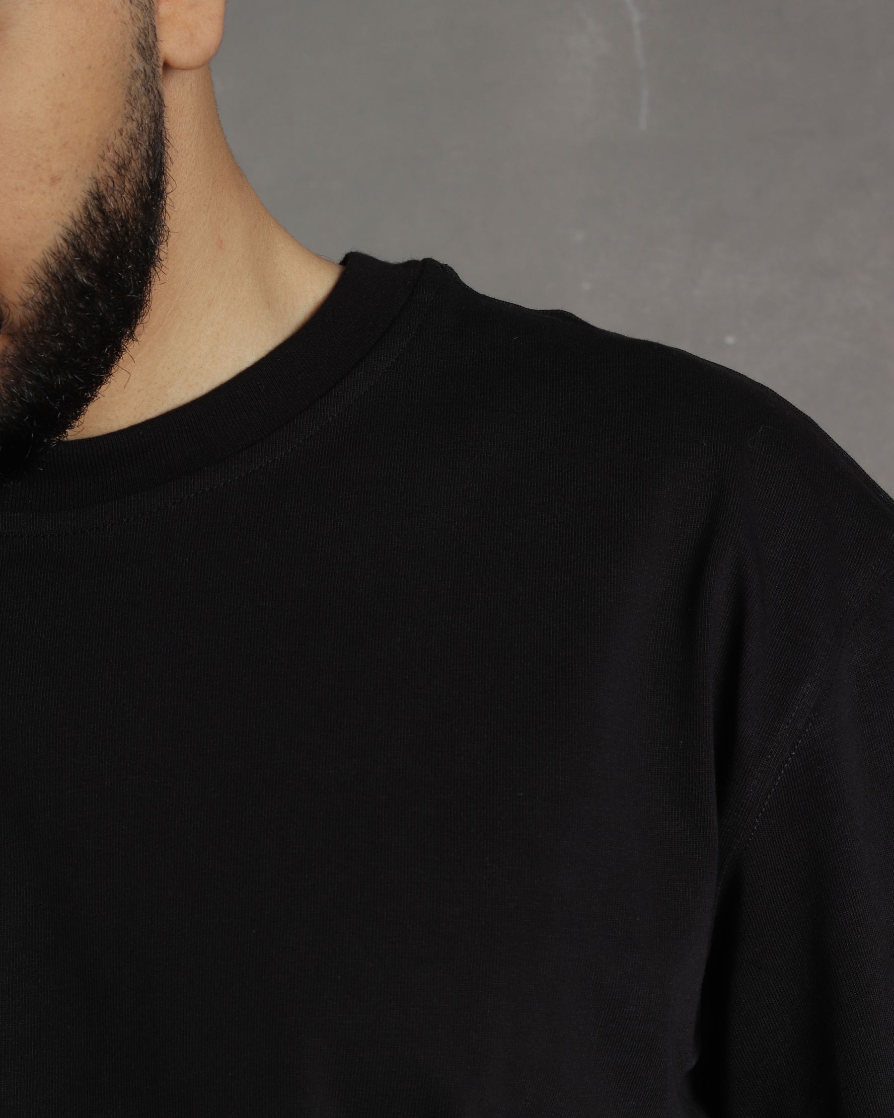 Black oversize fit T-shirt