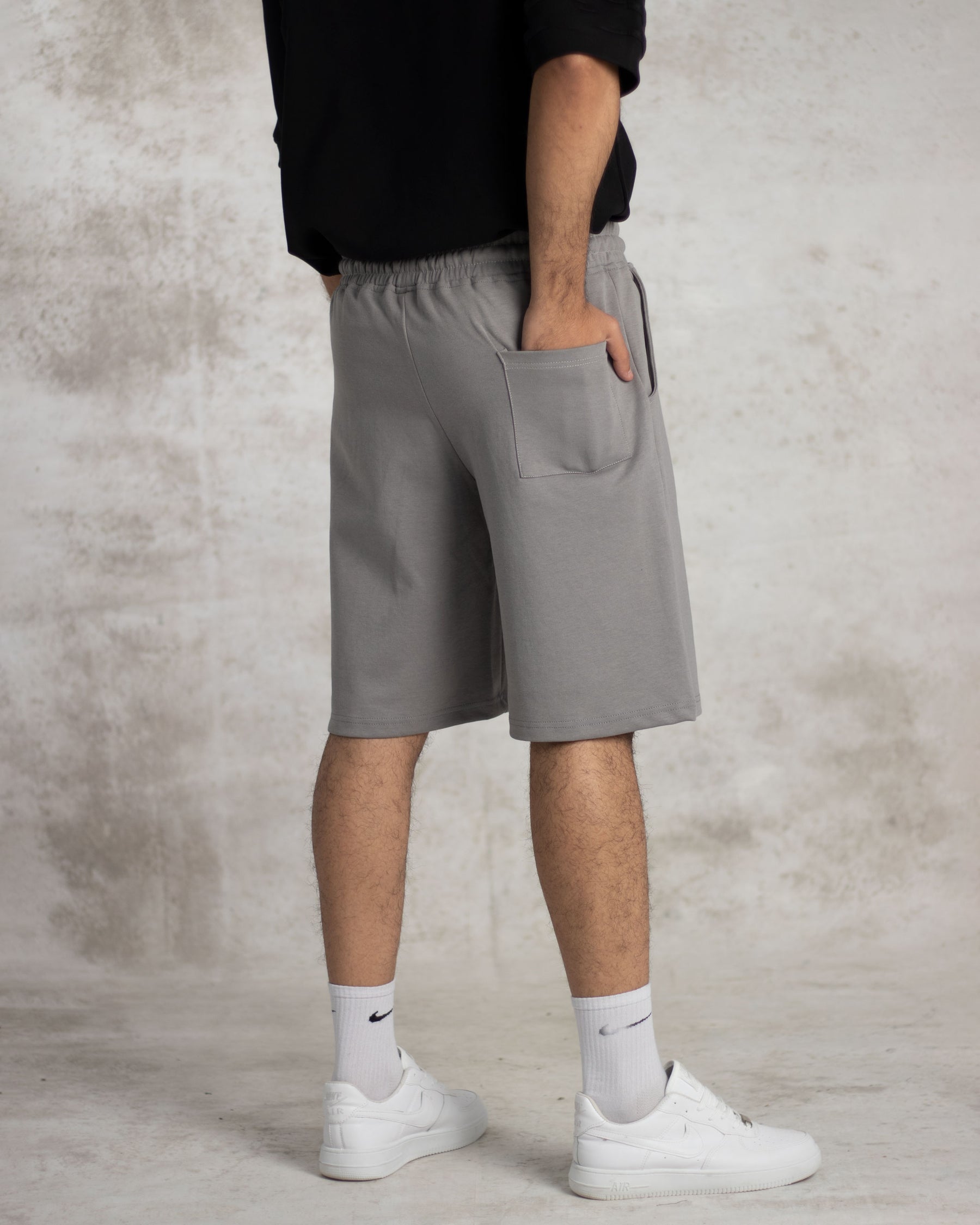 Gray jazz short