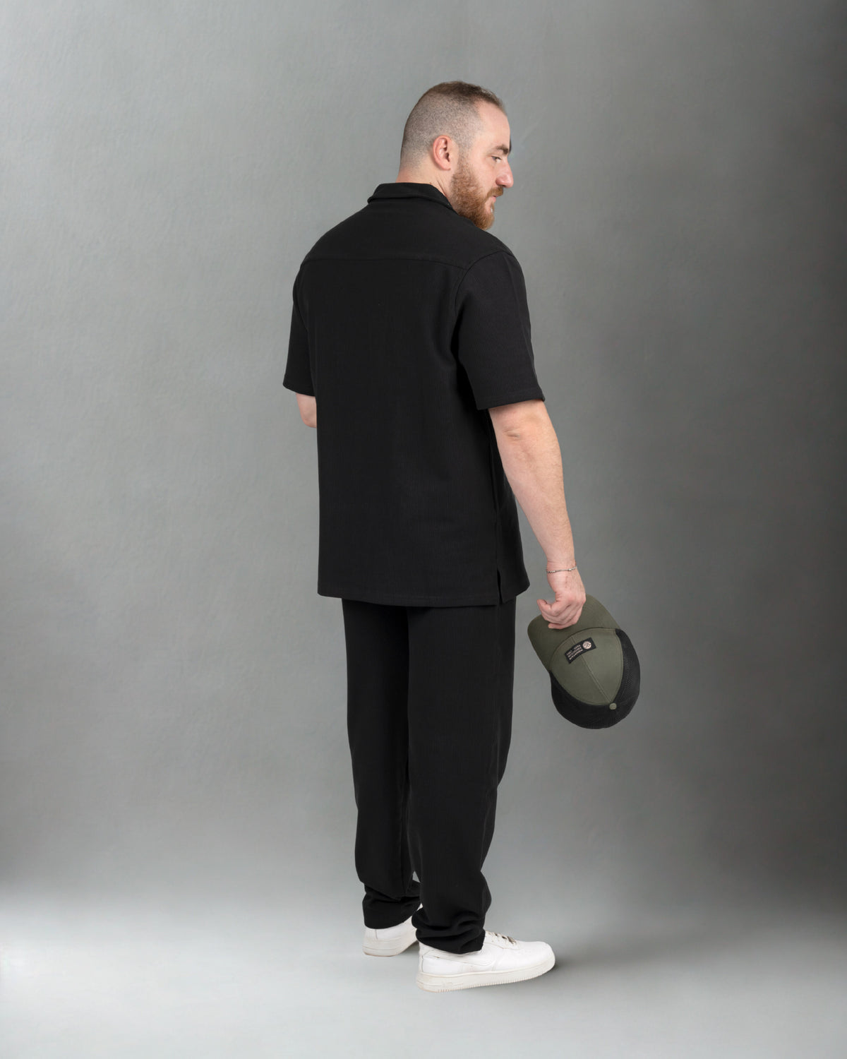 summer corduroy black set