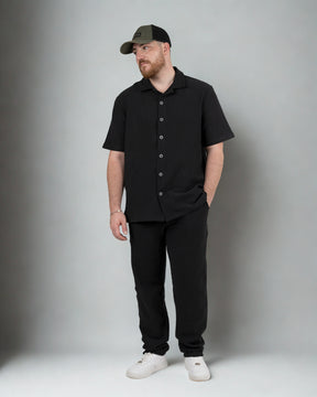 summer corduroy black set