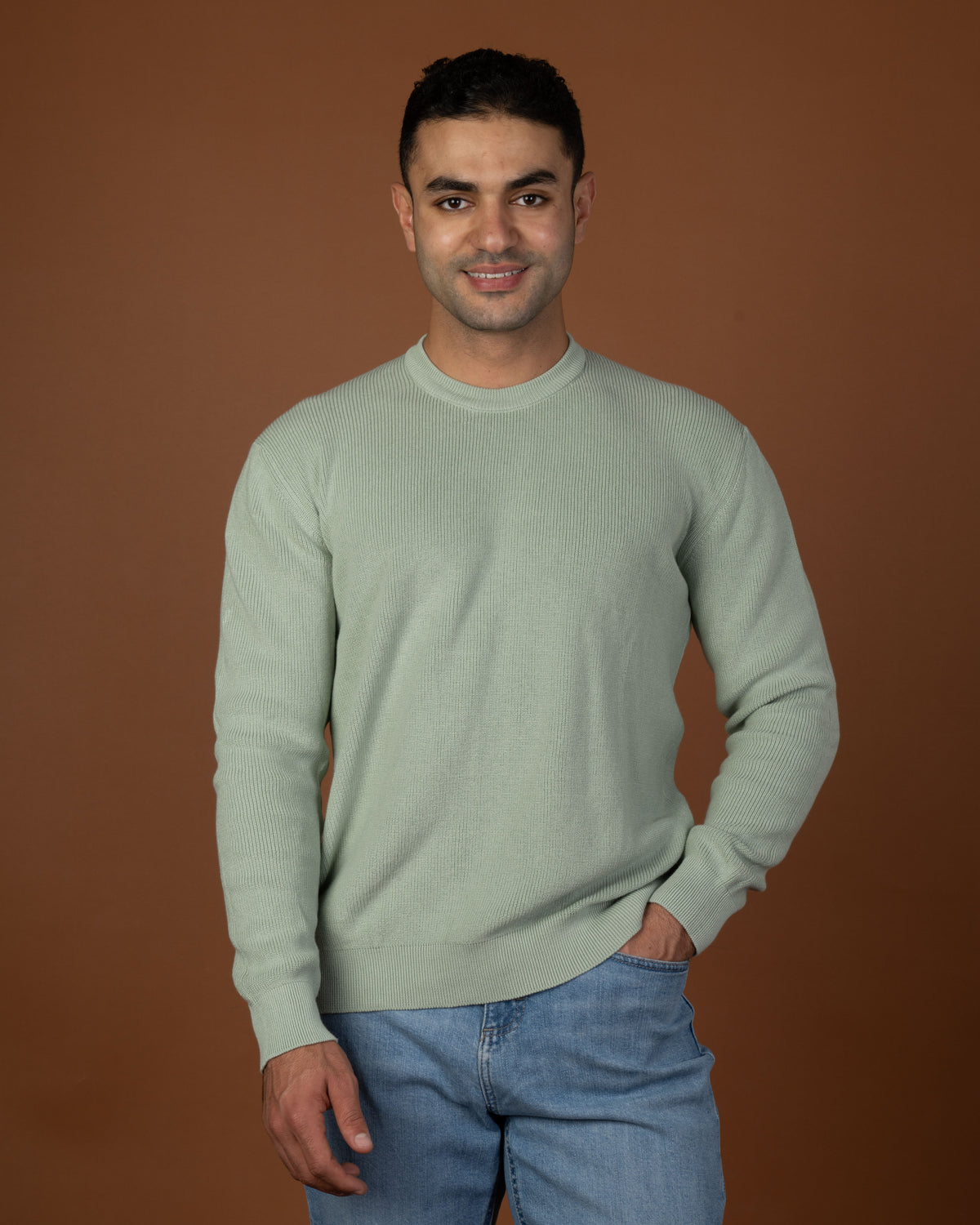 Matcha knitted sweater