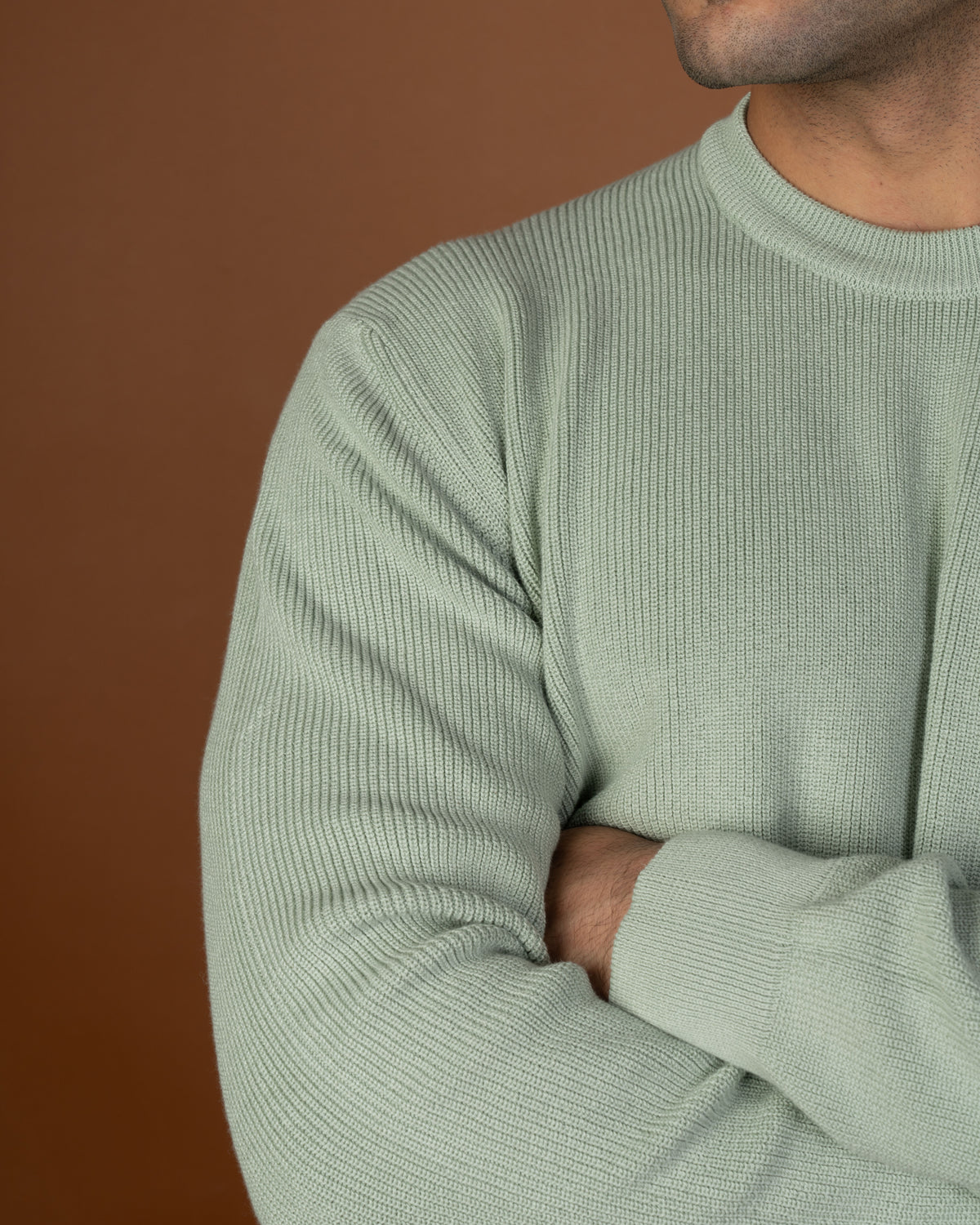 Matcha knitted sweater