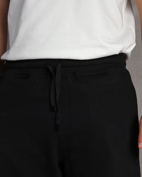 Black fleece jogger pant
