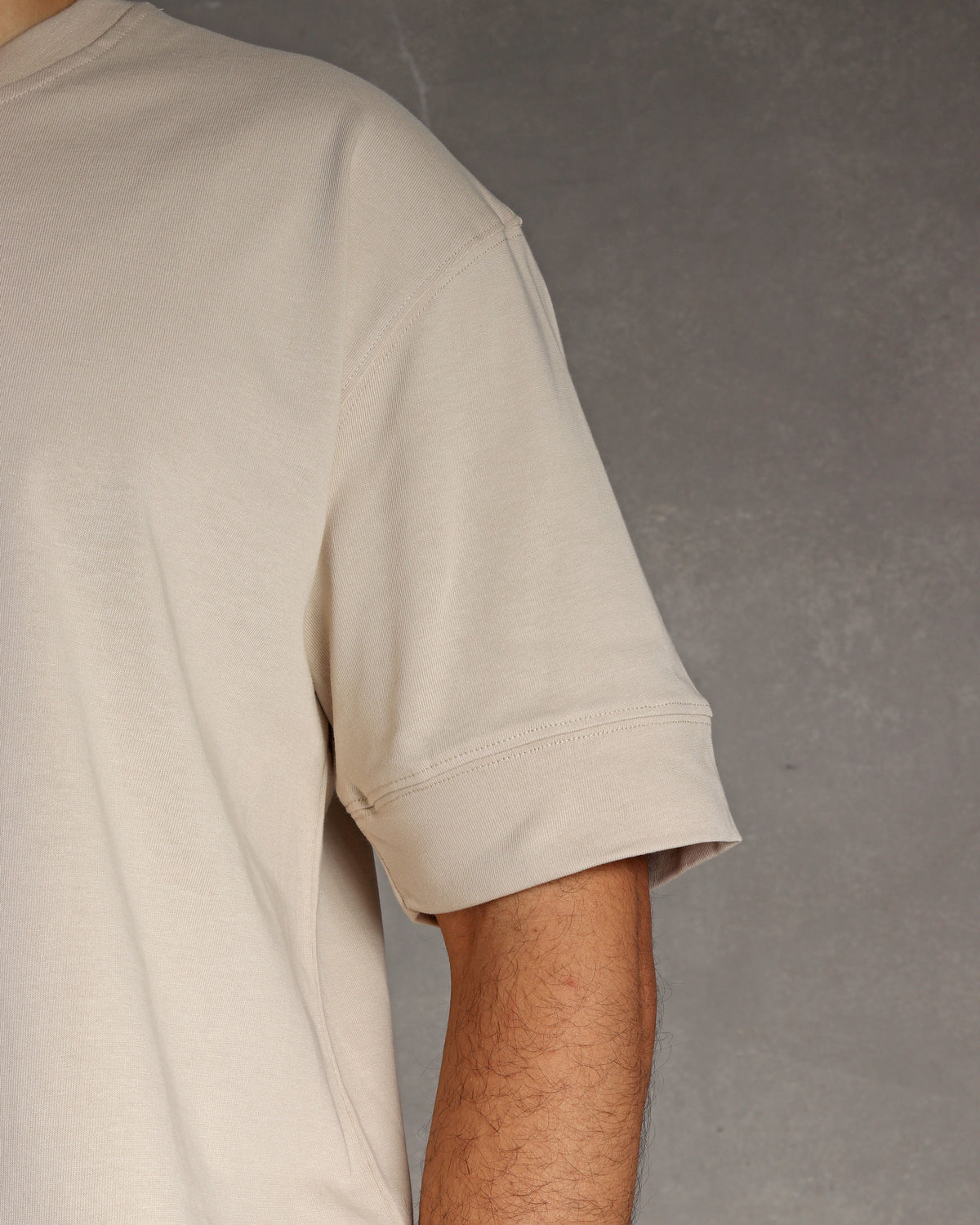 Biege relaxed fit T-shirt