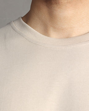 Biege relaxed fit T-shirt