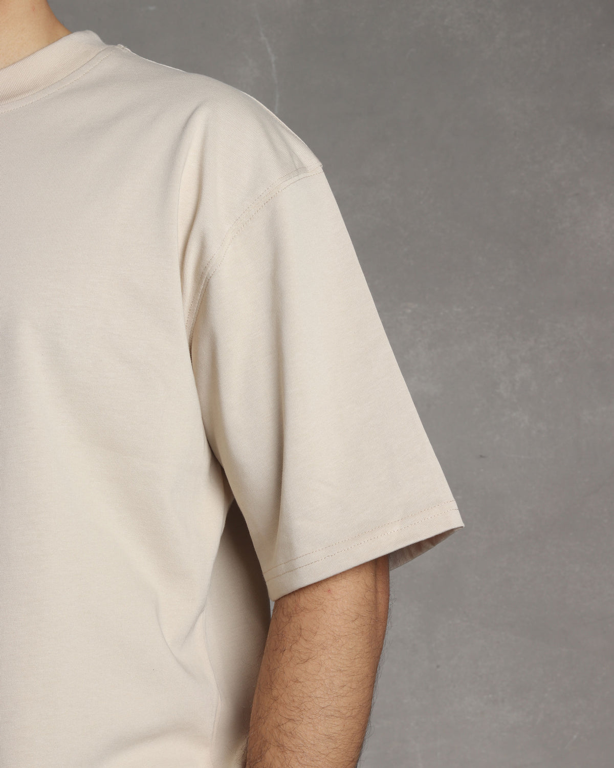 Biege oversized fit T-shirt