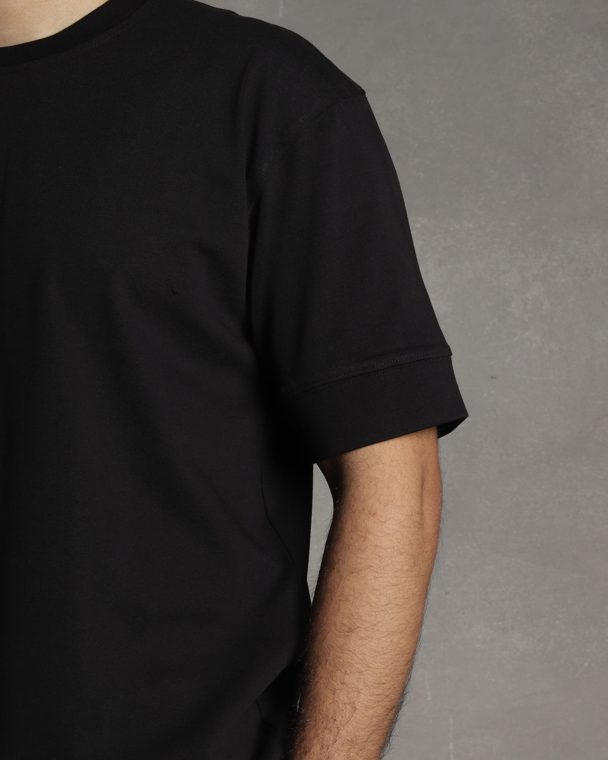 Black relaxed fit T-shirt
