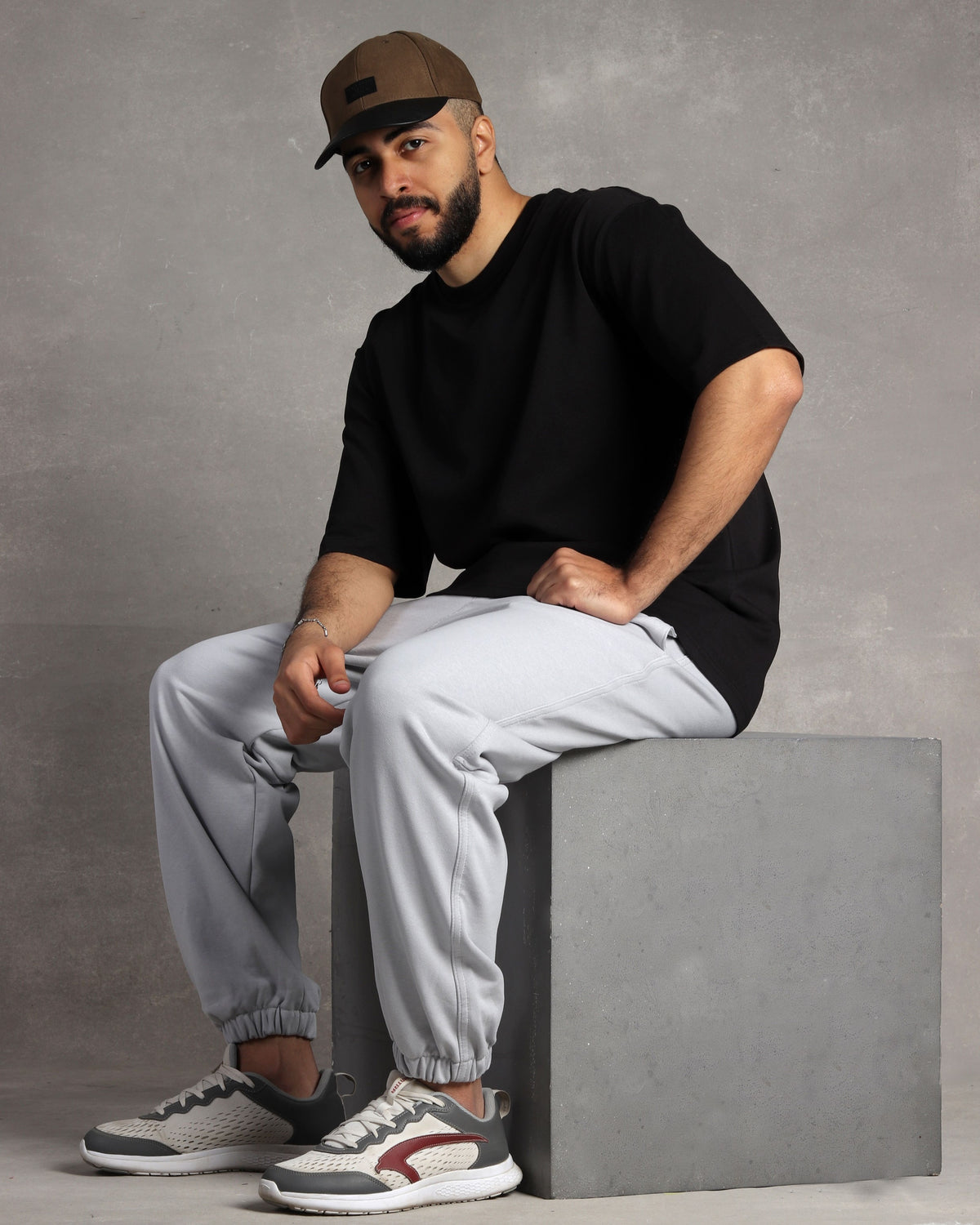Black oversize fit T-shirt