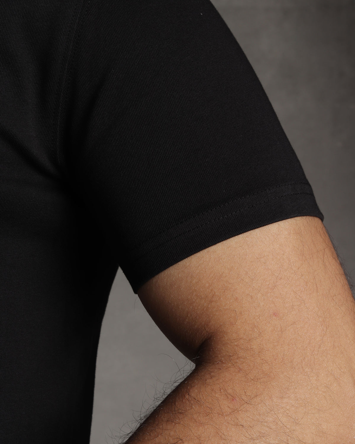 Black regular fit T-shirt