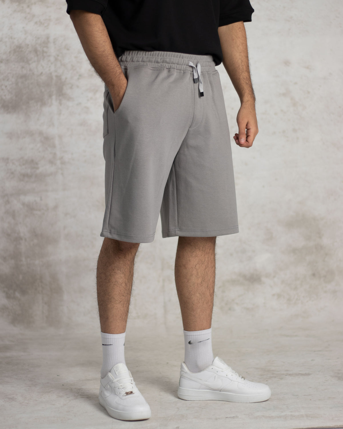 Gray jazz short
