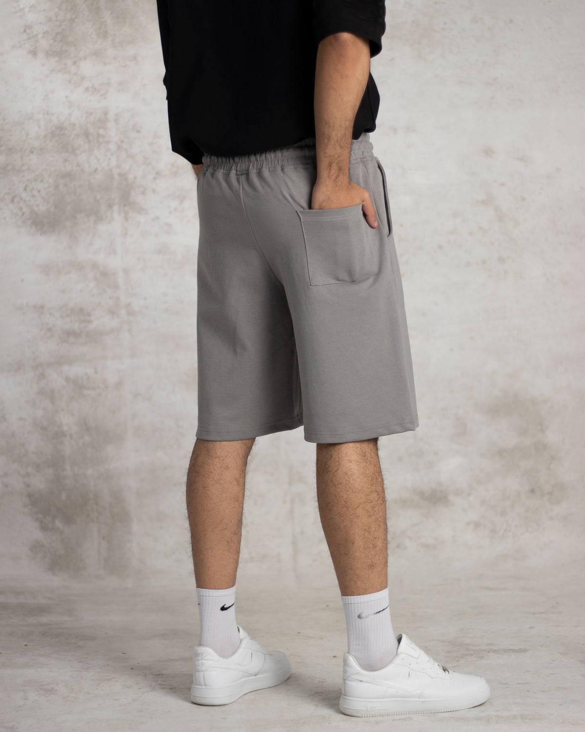 Gray jazz short