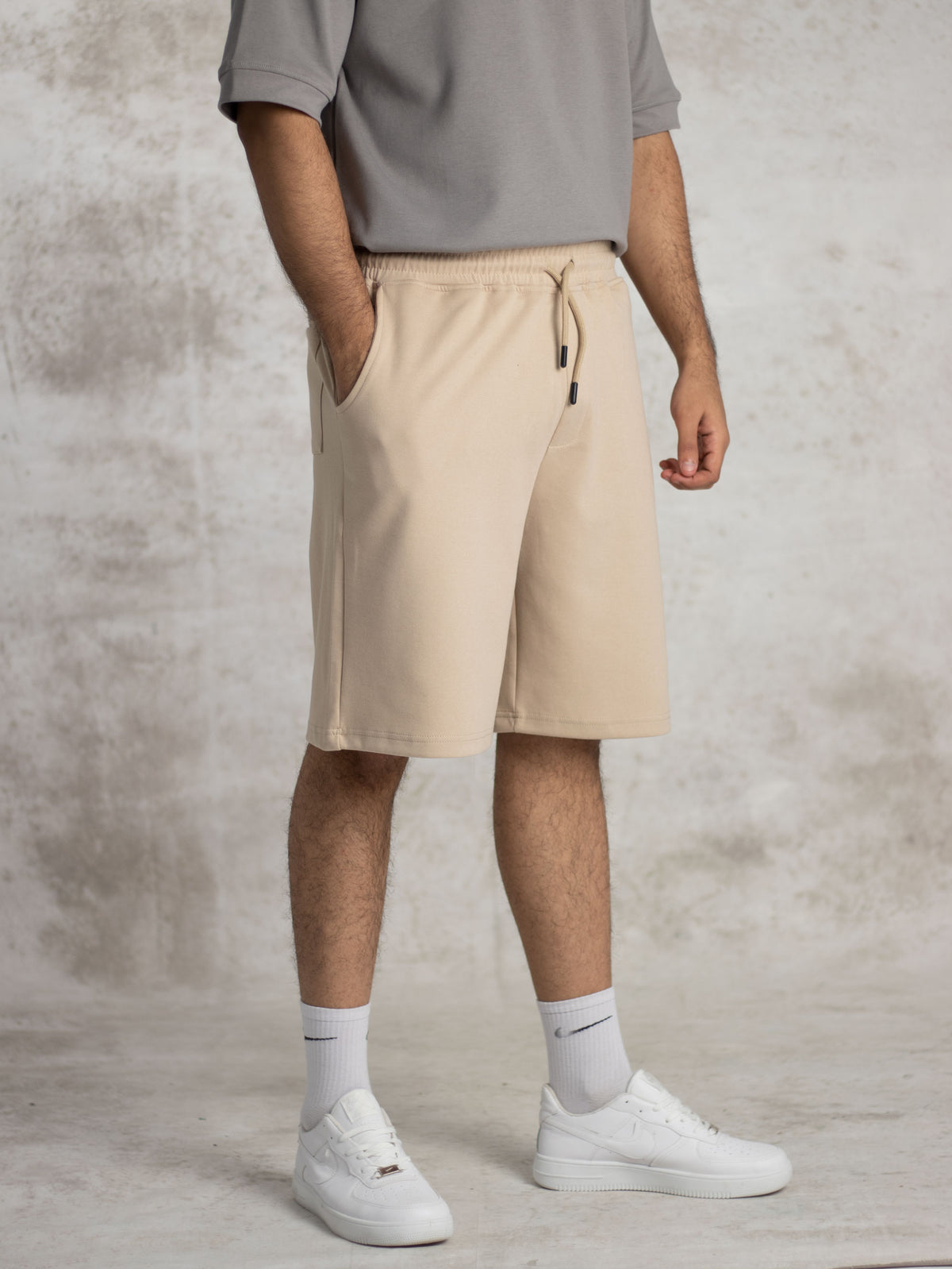 Biege jazz short