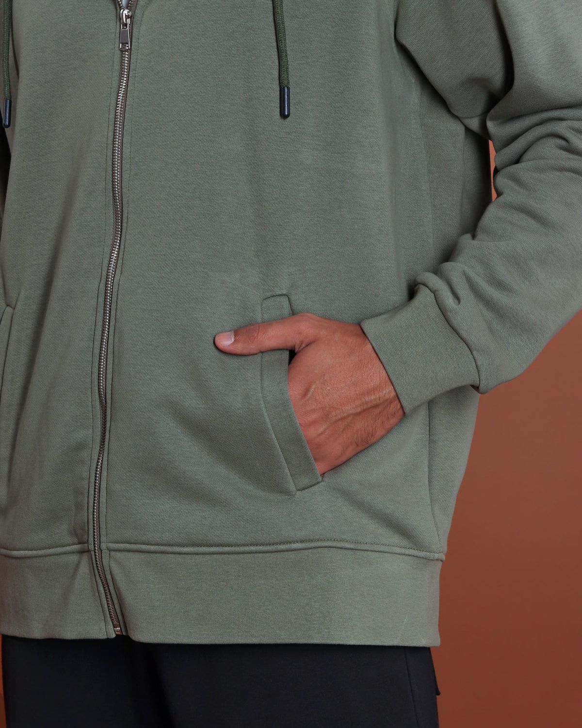 Matcha zipper hoodie