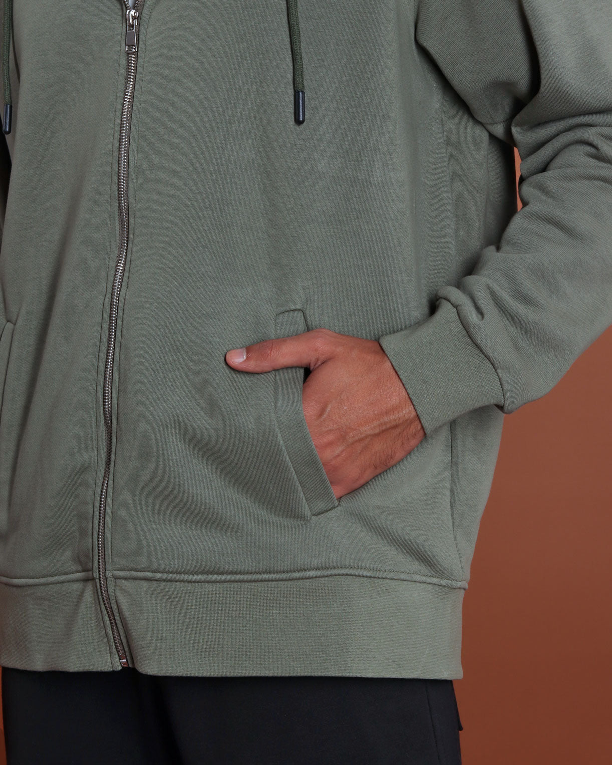 Matcha zipper hoodie