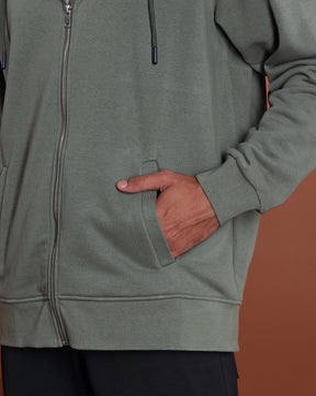Matcha zipper hoodie
