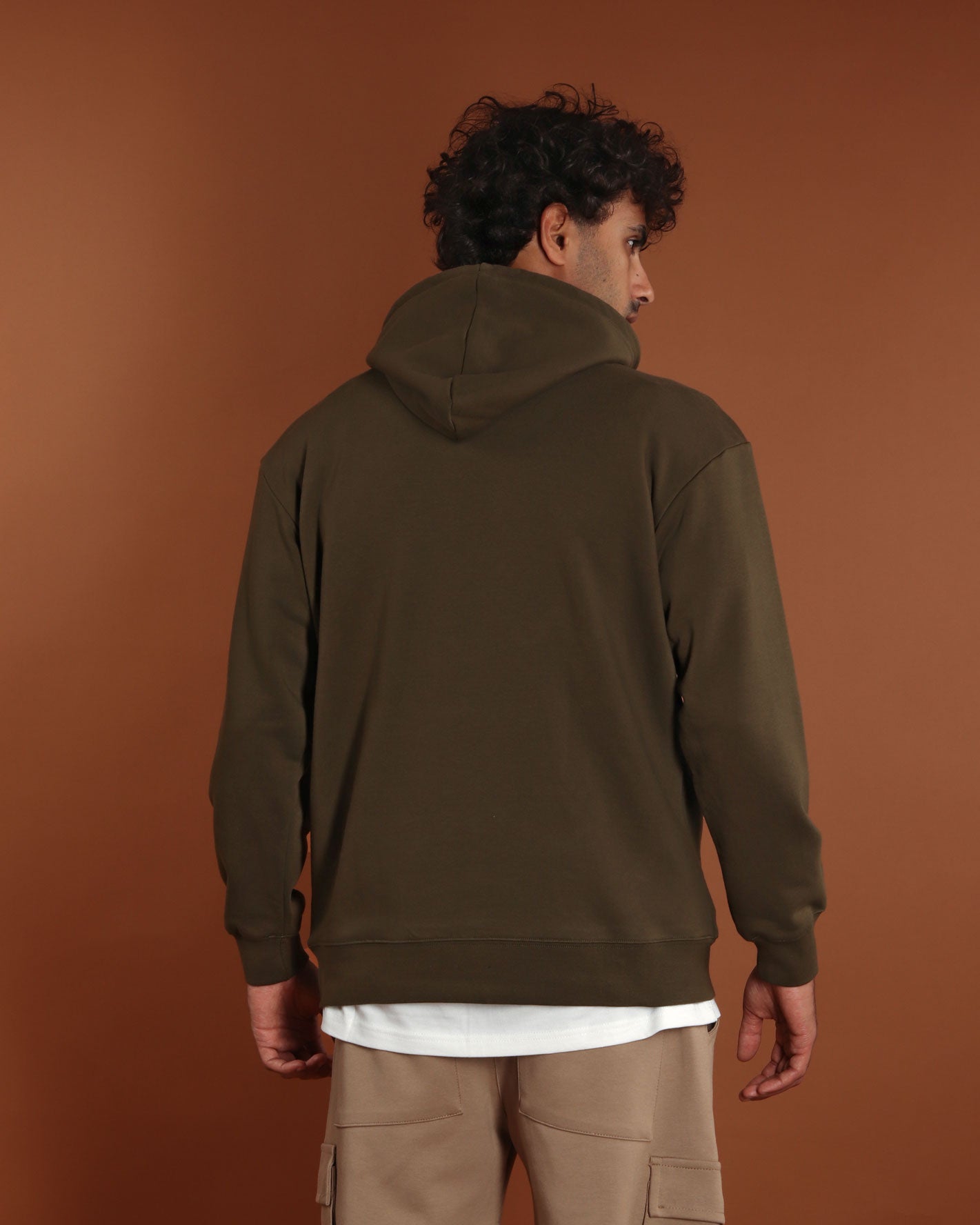 Olive green hoodie