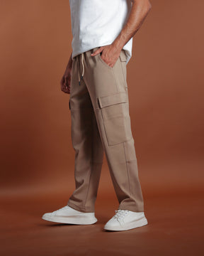 Beige baggy pants