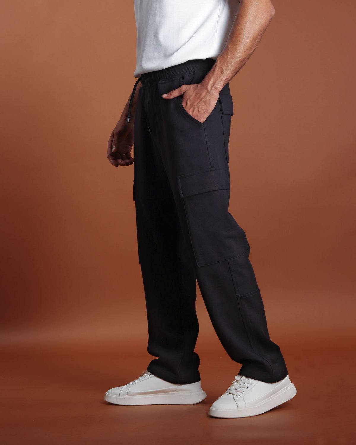 Black baggy pants