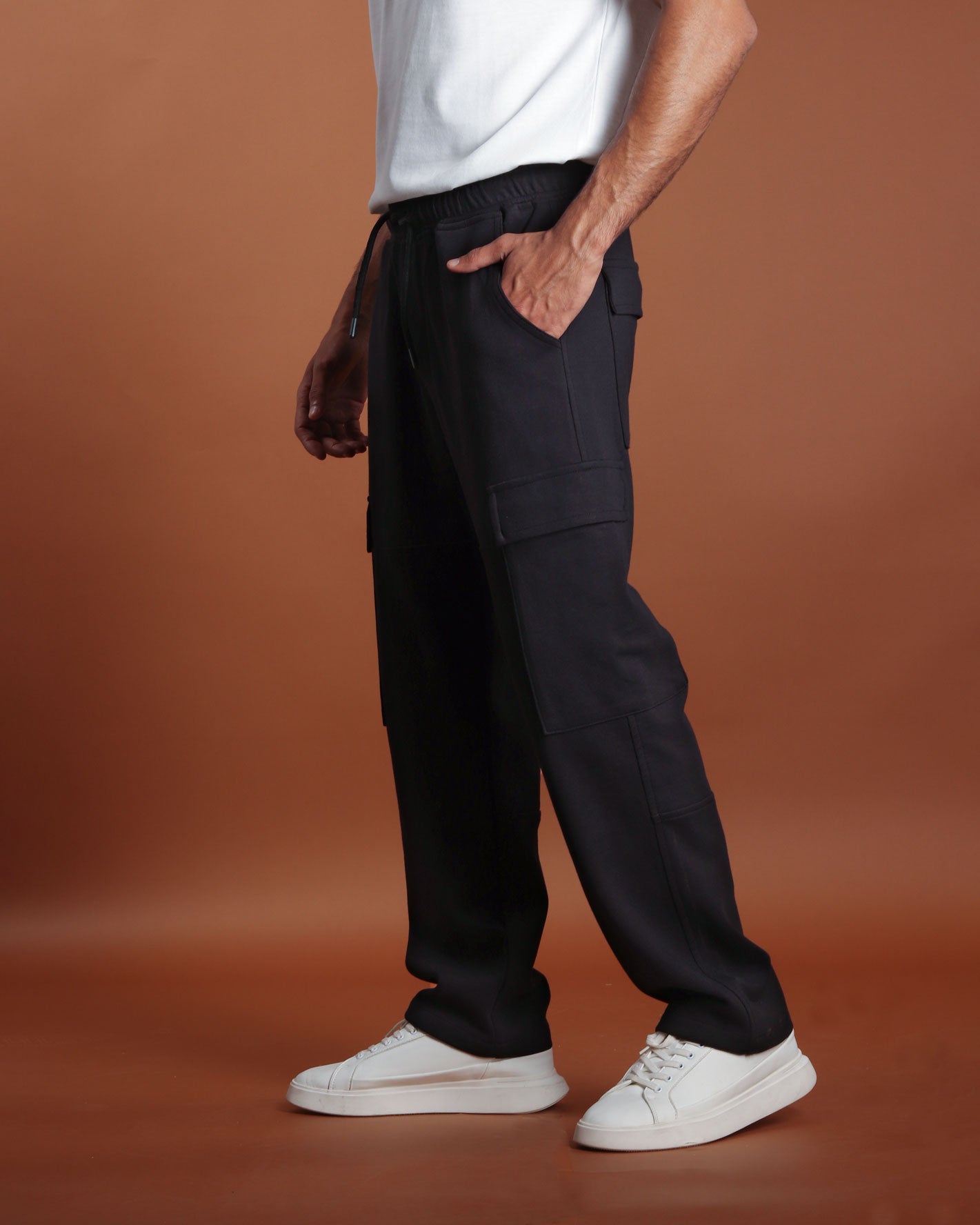 Black baggy pants