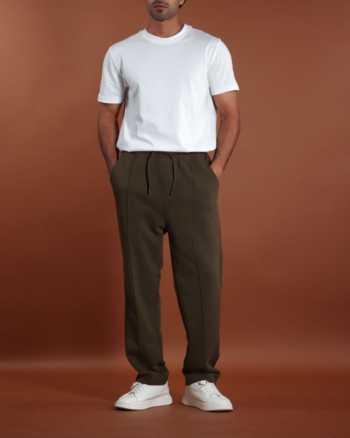 Light cotton Olive green sweatpants