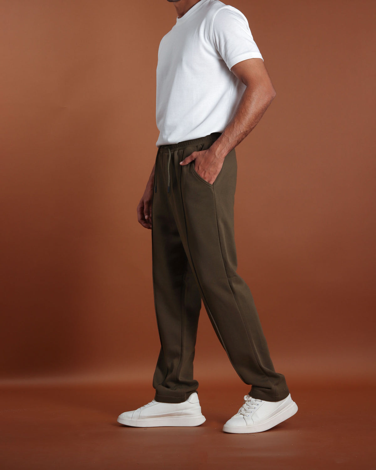 Light cotton Olive green sweatpants