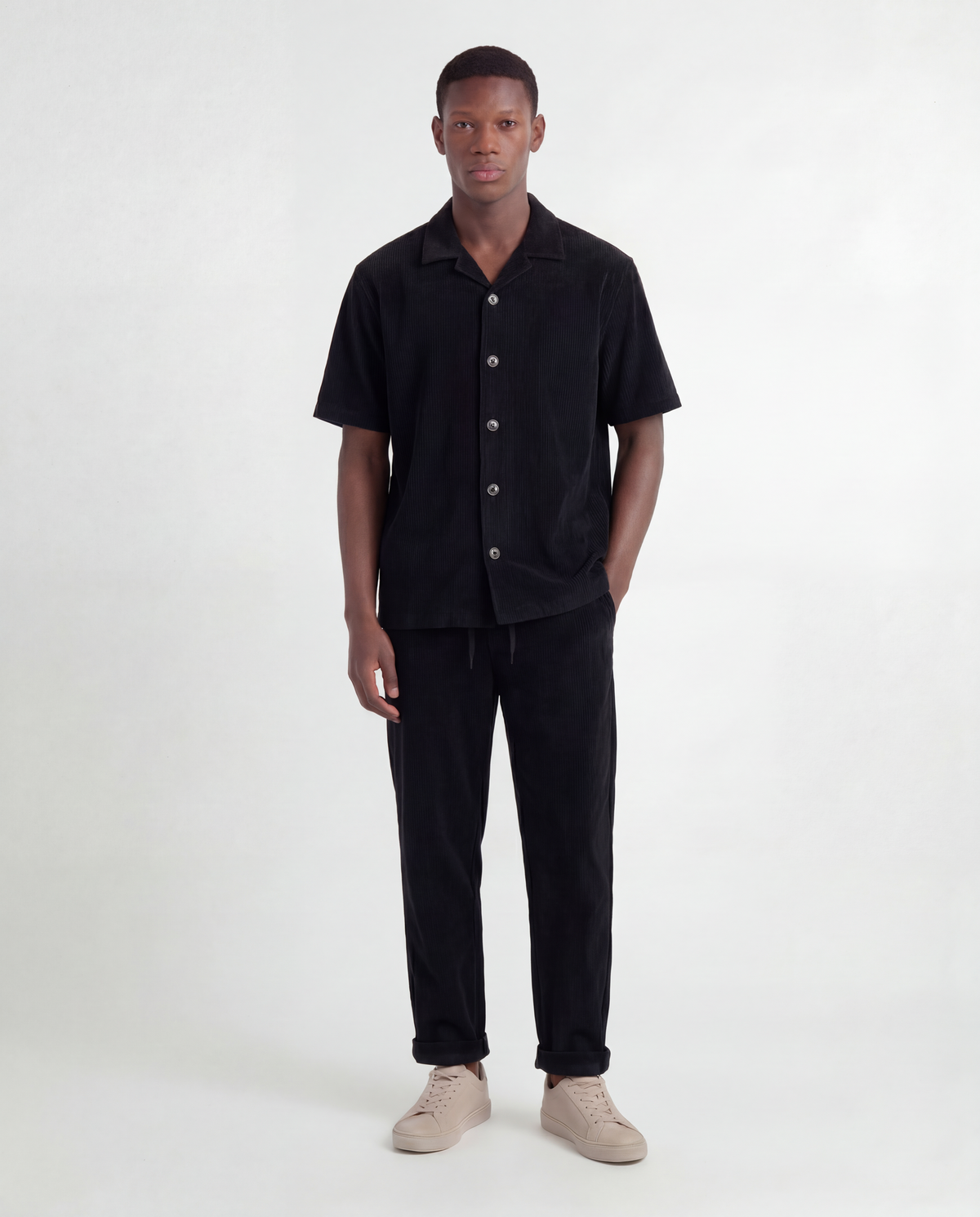 Black Corduroy Set