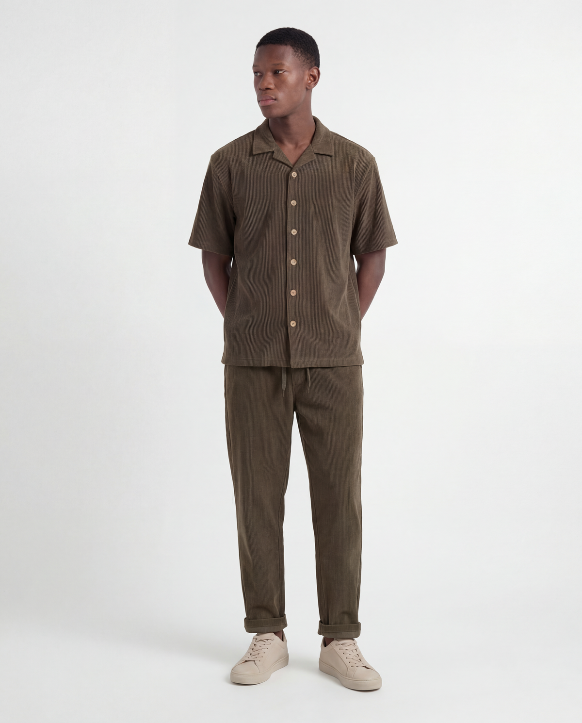 Olive Corduroy Set